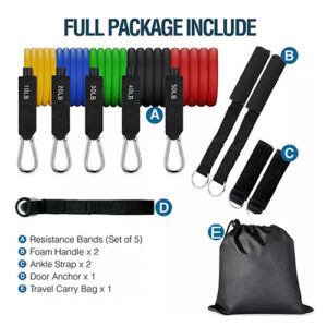 11 Pieces Resistance Band Set